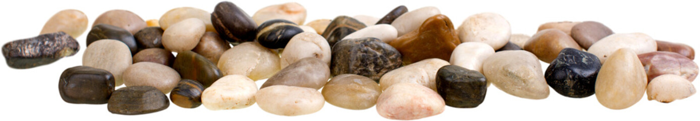 Fototapeta premium Pebbles - Isolated