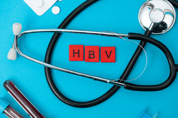 HBV (Hepatitis b virus). Red letters alarm for you health.
