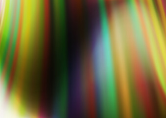 Dark Green, Yellow vector pattern with curved circles.