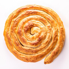 Turkish puff pastry roll Börek