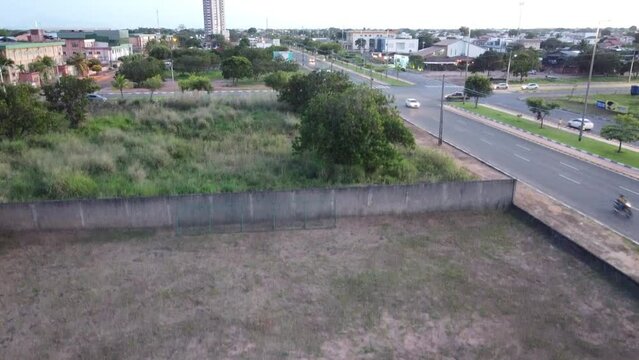 Ruas da cidade de Boa Vista, capital do estado de Roraima, Brasil