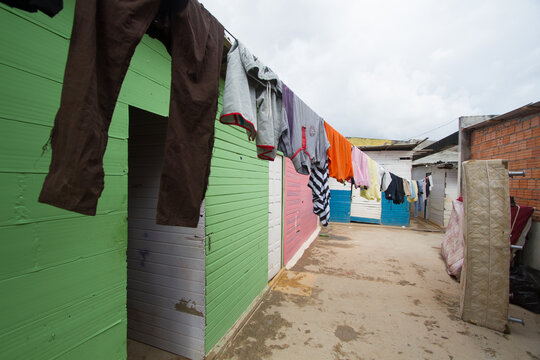 Abrigo para refugiados venezuelanos em Boa Vista, Roraima, Brasil