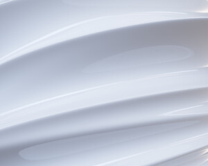 Elegant 3D Rendered Clean White Abstract Wave Ripple Background