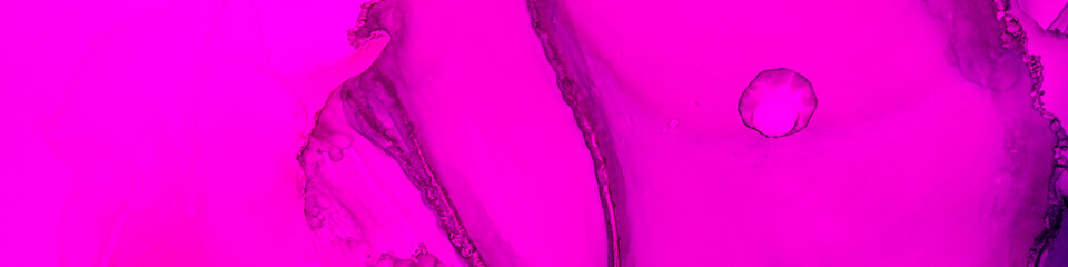Luxury Ink Fluid. Pink Classic Parchment. Fuchsia
