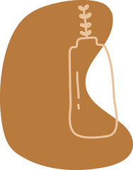 Abstract Shape with Line art