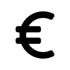 Currency Euro vector icon. Europe currency symbol icon. Euro money icon.