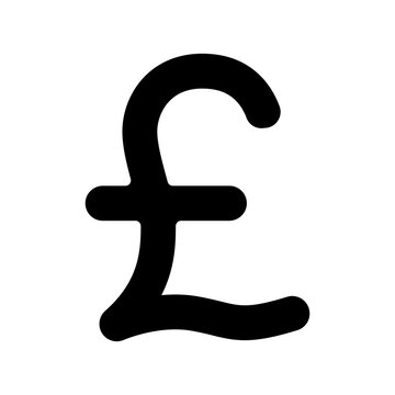 Currency Pound vector icon. England currency symbol icon. Pound money icon.