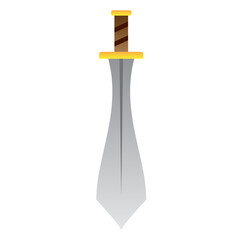 Isolated sword weapon medieval icon Vector