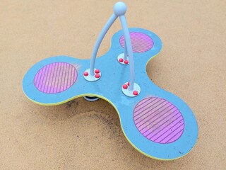 flip flops on the sand