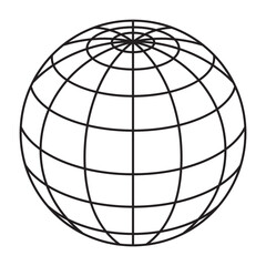 Abstract globe icon