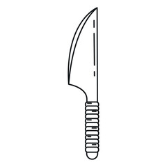 Isolated dagger weapon medieval weapon icon Vector