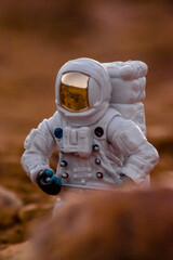 astronauta realizando una misióncientifica en el planeta marte © J.M. Tornero