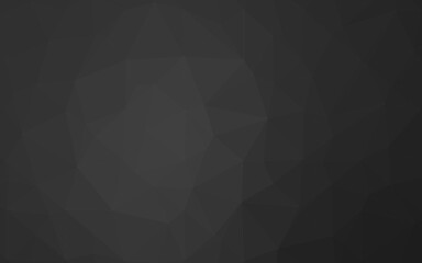 Dark Silver, Gray vector low poly cover.