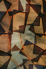 abstract background with old pages