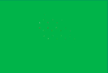 Light green vector pattern with spheres.