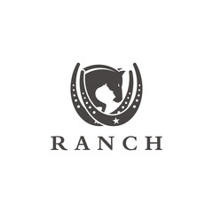 Horse ranch, Farm animal logo inspiration