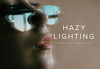 Hazy Lighting Image Effect - obrazy, fototapety, plakaty