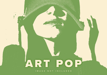Art Pop Image Effect - obrazy, fototapety, plakaty
