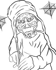 Fun Scary Halloween Coloring pages Coustumes