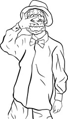 Fun Scary Halloween Coloring pages Coustumes