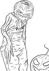 Fun Scary Halloween Coloring pages Coustumes