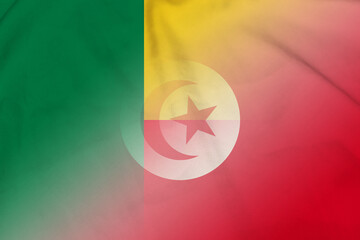 Benin and Tunisia government flag transborder negotiation TUN BEN