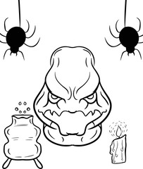 Halloween Coloring page for kids