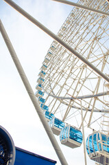 ferris wheel on a sunny day