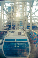 ferris wheel on a sunny day