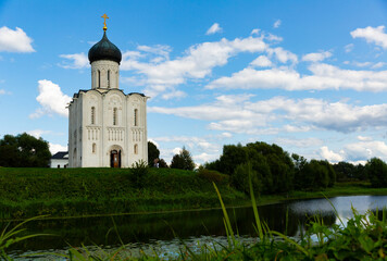Church of Intercession of Holy Virgin on Nerl River in Bogolyubovo, Suzdalsky District, Vladimir...