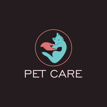 Pet Care Logo Template Design