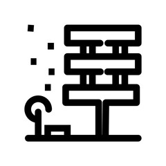 Agriculture Architecture Building City Environment Farm Farming Gardening Urban Vertical W Icon