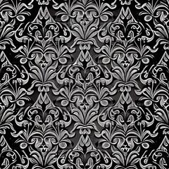 seamless damask pattern