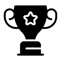 trophy glyph icon
