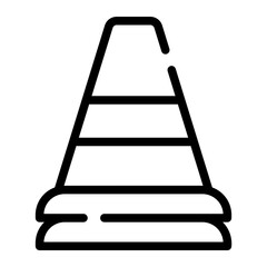 cone line icon