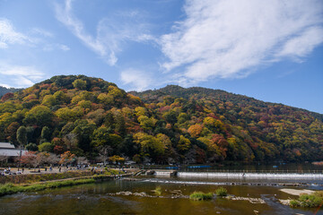 紅葉の京都嵐山