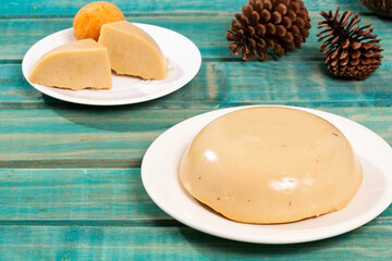 Fritter And Custard Colombian Cuisine - Christmas Tradition