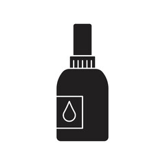 Essential oils bio dropper icon. Essential oils bio dropper vector. isolated on white background. vector illustration