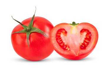 Tomato isolated on transparent png