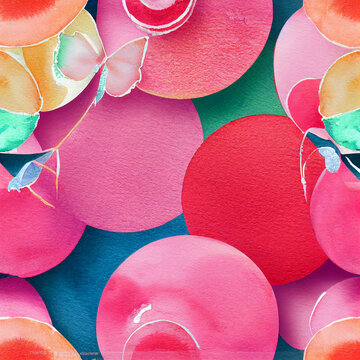 watercolor splash,square,bubble,circle,round,pastel color,