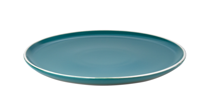 Ceramic plate isolated on transparent png