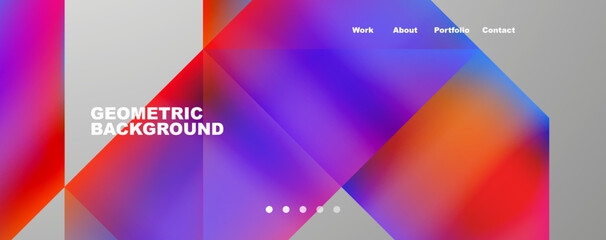 Dynamic lines, triangles, rectangles geometric abstract background. Vector Illustration For Wallpaper, Banner, Background, Card, Book Illustration, landing page