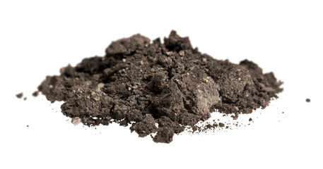 Nature earth black soil or dirt