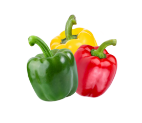 Peppers isolated on transparent png
