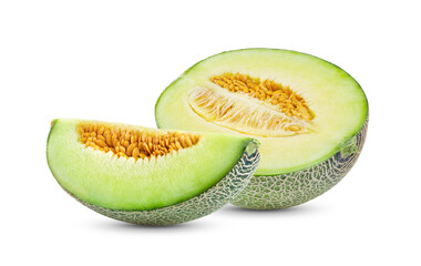 Melon slice isolaed on transparent png