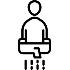 Obraz premium levitation icon