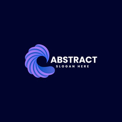 Vector Logo Illustration Abstract Gradient Colorful Style