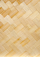 Wicker background. Bamboo weaving texture