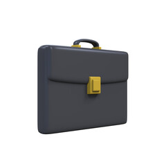 OFFICE BAG 3D RENDER TRANSPARENT BACKGROUND