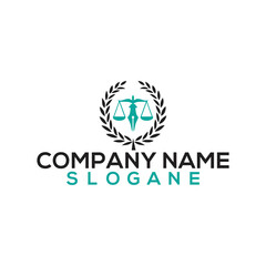 Law sign logo design with vector format.